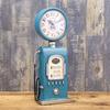 American Retro Gas Pump Table Clock [Blue (GS SERVICE)] Clock, American, American Goods, Setagaya Base Interior, ROUTE66