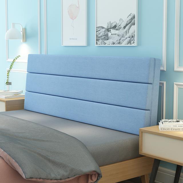 Husă modernă, moale, de culoare solidă, pernă din burete, detașabilă, lavabilă, în talie, pernă, husă pentru capul de pat