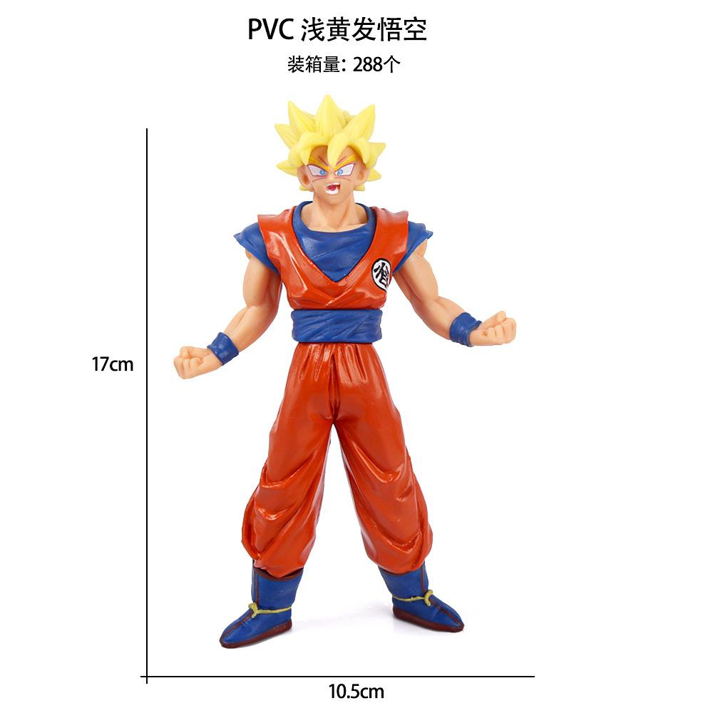 Anime Dragon Ball Vegeta Broly Son Goku Anime Action Figure Model Gifts Collectible Figurines for Kids 18cm