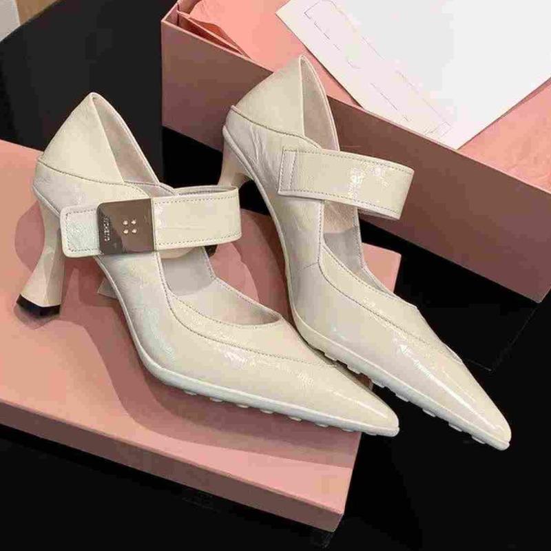 Women's Stiletto Sandals Summer New Pointed Toe Shallow Mouth One Strap Anti-Slip Wear-Resistant High Heels