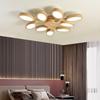 Wood Chandelier Corridor Bedroom Kitchen Office Lamp Leaf Chandelier Lighting Living Room Suspension Luminaire Nordic Style Lamp