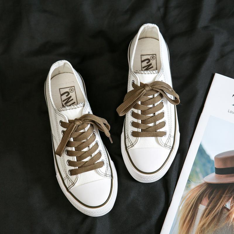 Shoes women's spring and summer new low-top canvas shoes casual trendy brand student rubber shoes board shoes