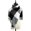 Bandana Pashmina Warm Shawl Wrap Women Plaid Scarf Korean Style Scarf Autumn Winter Shawl Scarf