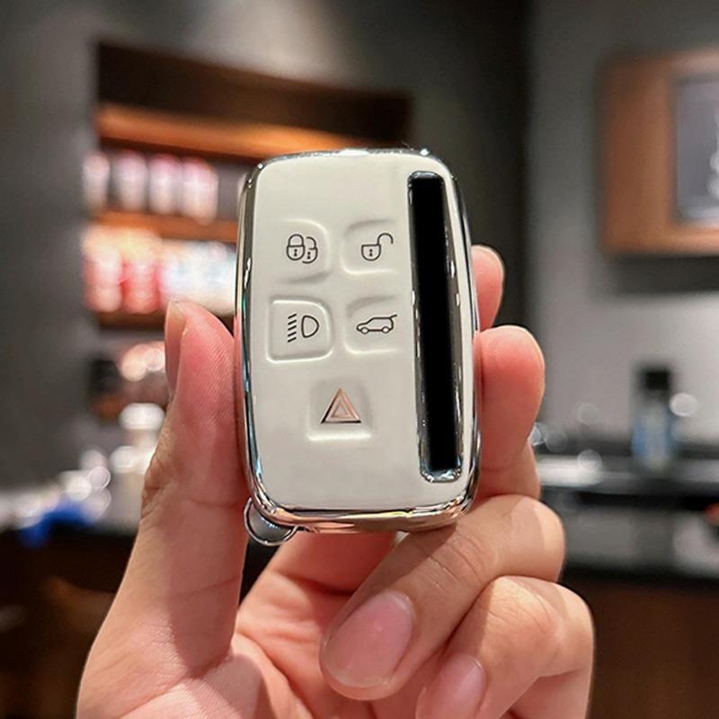 Carcasa din TPU pentru cheia telecomenzii pentru chitara Land Rover Range Rover Sport Evoque Freelander Velar Discovery 4 Jaguar XE XJ XF