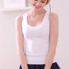 Women's Slim Fit Seamless Tank Top - Solid Color Sleeveless Base Layer for Spring, Summer, Autumn