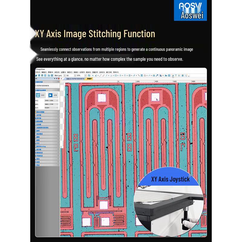 AOSVI High-Magnification Metallurgical Optical Microscope