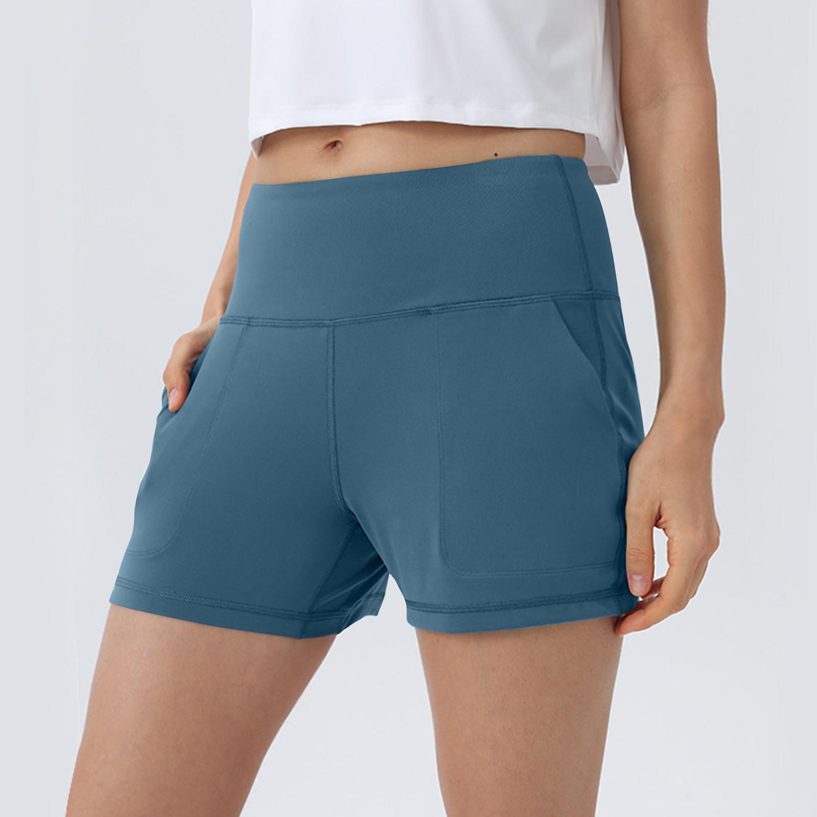 

Женские шорты для бега, спортивные шорты для активного отдыха с карманами XL