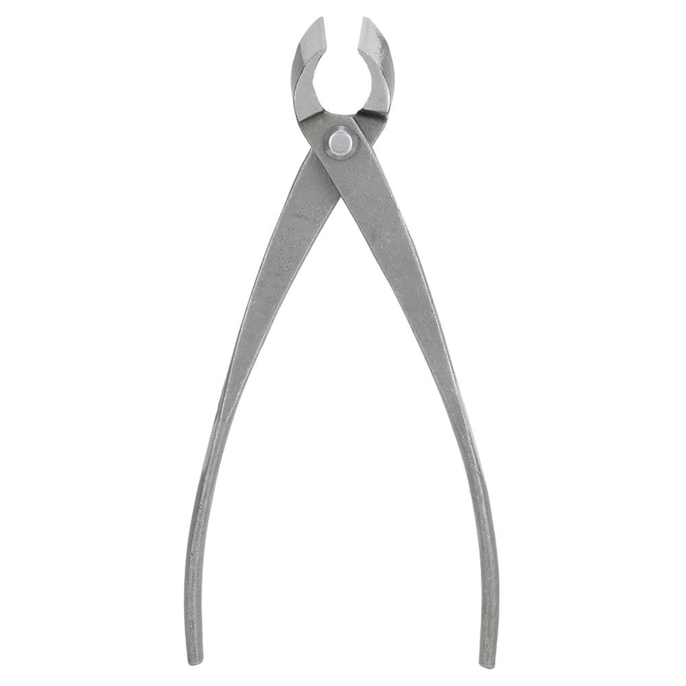 Tagliabranche per Bonsai in Acciaio Inossidabile Argento Bordo Rotondo Manopola Concava Manico Ergonomico Strumenti di Potatura Per Principianti