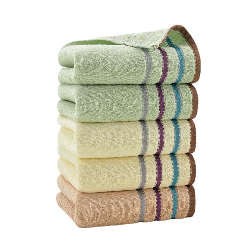 Pure Cotton A-type Face Washing Plain Adult Soft Water-absorbing Hand Towel Facial Towel Labor Protection Face Washing Towel