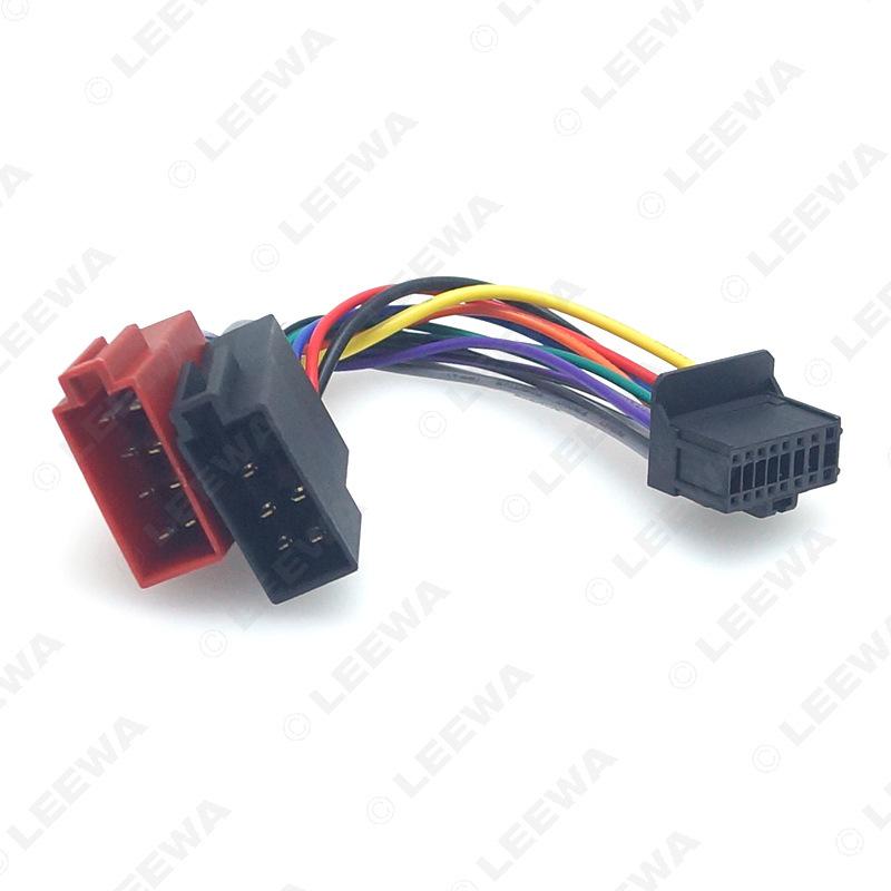 Pioneer to Peugeot Car CD/Radio Mod Tail Wire ISO Lossless Connection Dual Plug