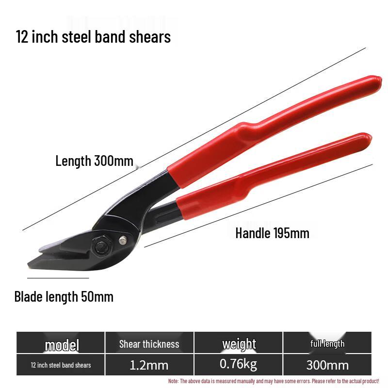 Heavy Duty Long Handle Steel Strap and Sheet Shears