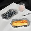Embossed Design Retro Serving Platter Gold/Silver Jewelry Decoration Plate Cosmetics Storage