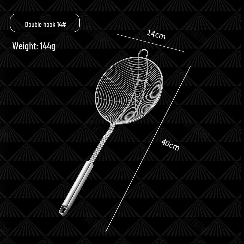 Extra Large Stainless Steel Mesh Skimmer for Dumplings and Hot Pot