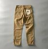 Men Loose Casual Cargo Pants Teenage Summer Straight Mid-rise Casual Pants