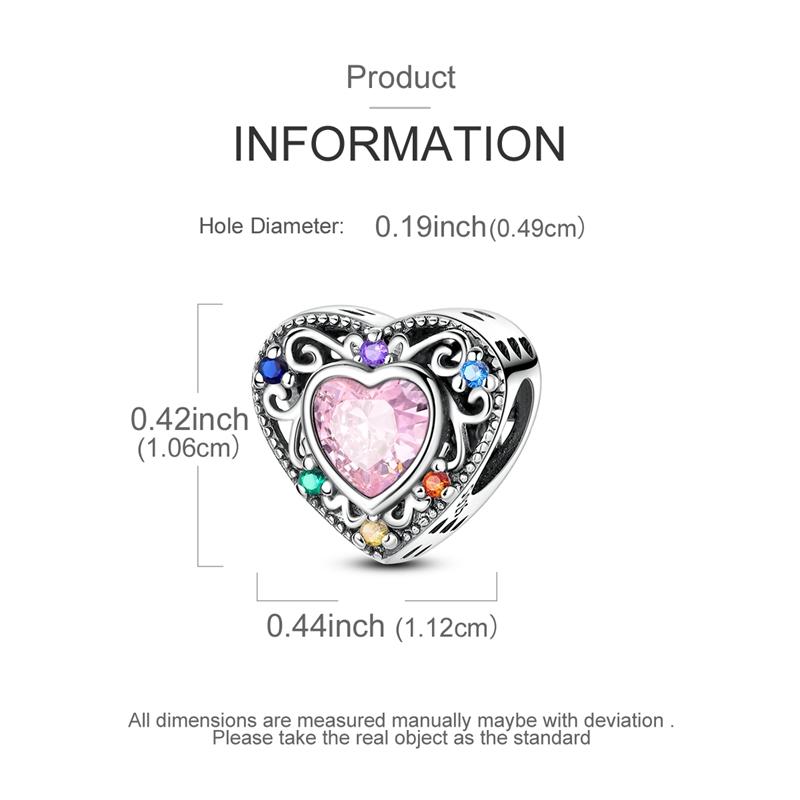 

Copper Cute Fire Dragon Beads Colorful Heart Lover Family Charms Dangle Fit Bracelet Diy Jewelry Making Gifts