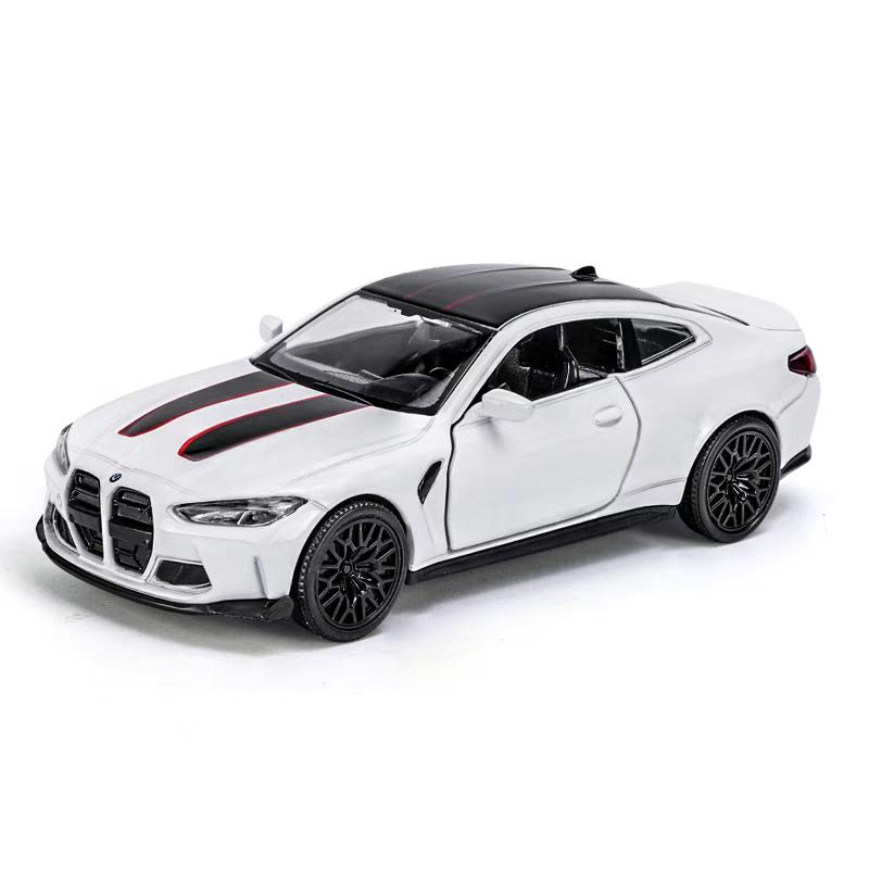 5-tommers metallbilsimulering Utsøkt Diecast & Lekebil BMW M4 CSL Coupe RMZ city 1:36 legeringsmodellgaver til barn