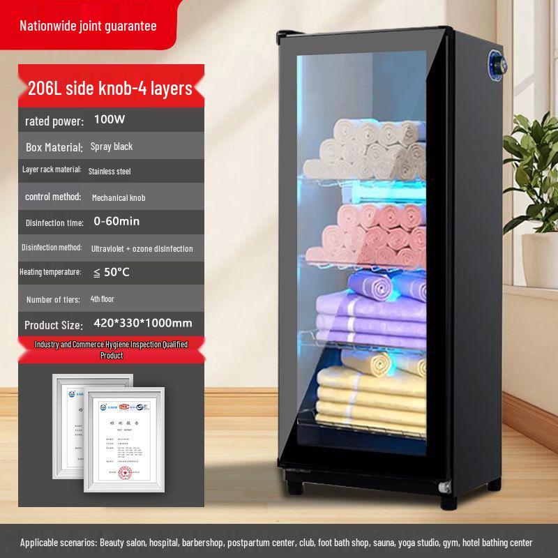Ultraviolet Towel and Slippers Disinfection Cabinet for Hospitals and Barber Shops