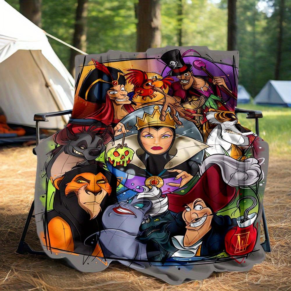1pc, Disney Villains Collection Blanket Soft Throw for Outdoor, Gift Idea, Living Room, Travel, Camping