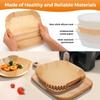 Disposable Paper Parchment for Air Fryer, Wood Pulp Steamer Cheesecake Air Fryer Accessories, 50pcs/set Baking Paper