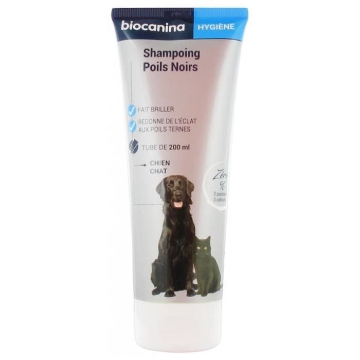 Biocanina Shampooing Poils Noirs Chien et Chat 200ml