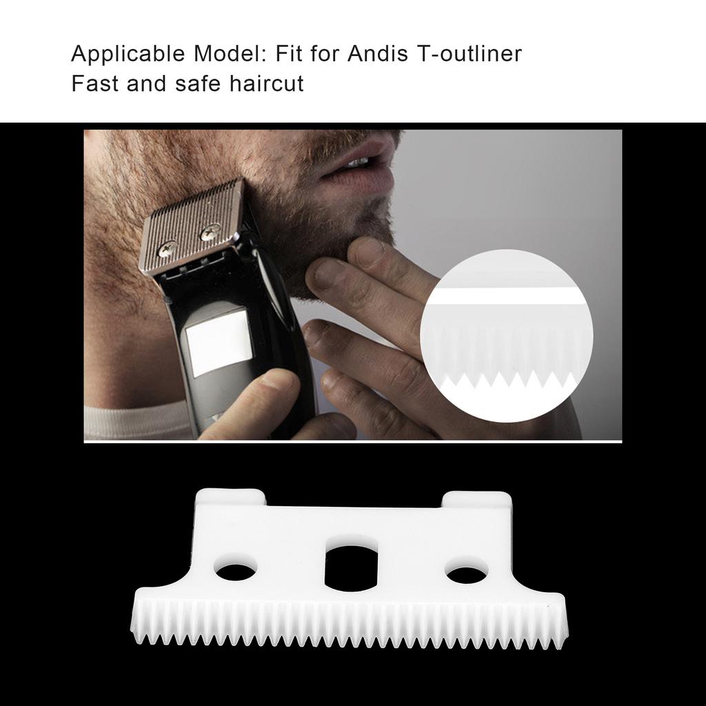 Professional Hair Clipper Blade Replacement Ceramic Blade 32 Teeth for Andis T-Outliner