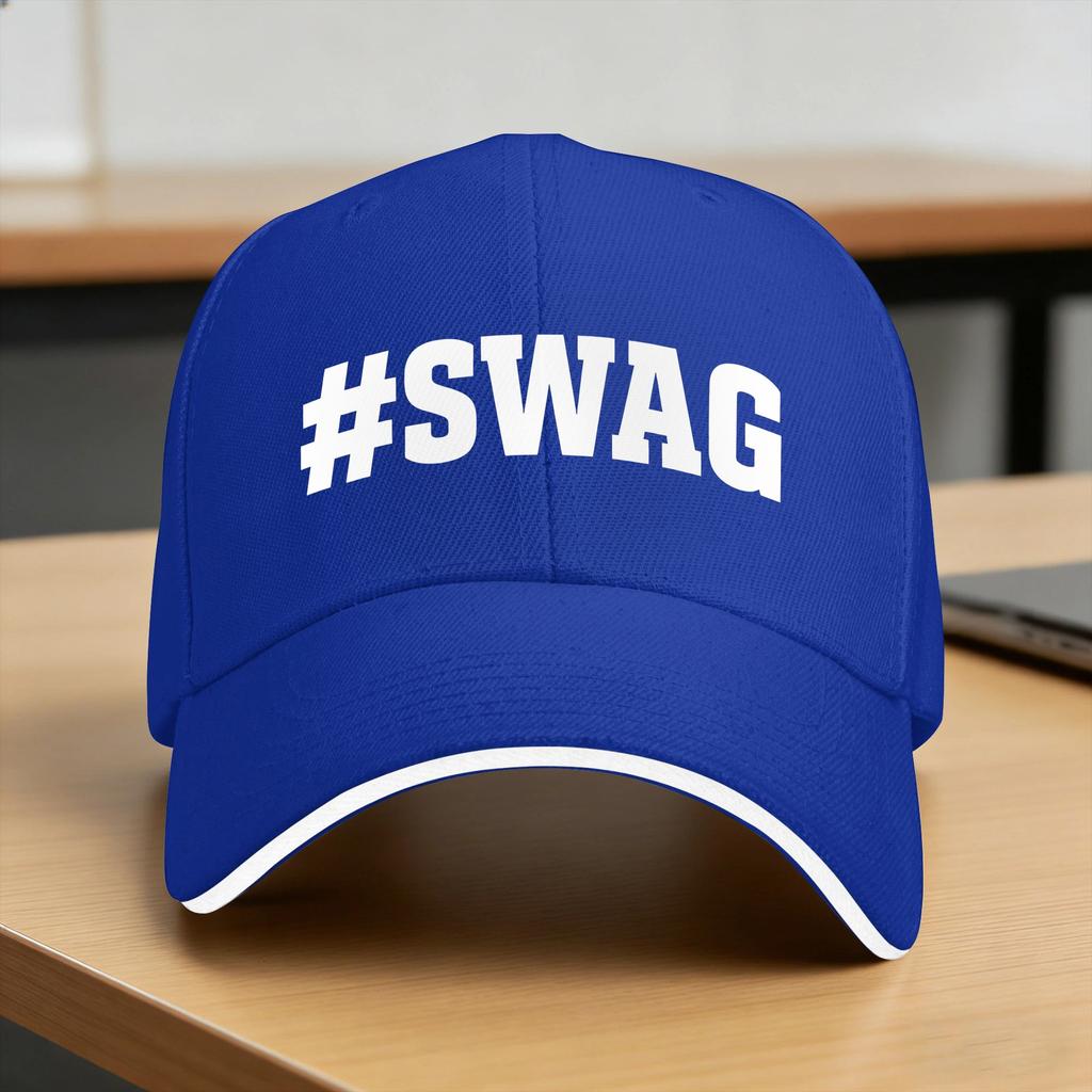 #Swag Baseball Cap  Casual Men Adult Hip Hop Hats High Quality Design Outdoor Gym Snapback Cap Birthday Present