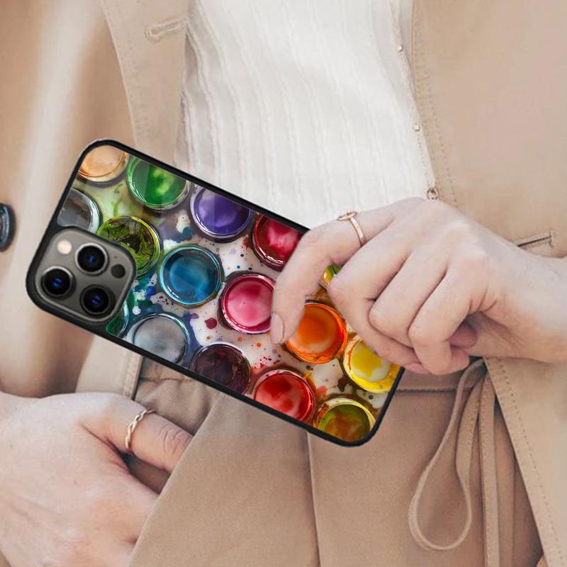 Paint Set Magnetic Phone Case For APPLE iPhone 17 Air 16 14 13 12 Pro Max 15 Plus Wireless Charge With MagSafe Cover