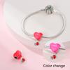 S925 Silver Sweet Balloon Rainbow Candy Pendant Beads DIY Jewelry Accessories Changing Charm Bracelet
