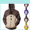 Prémiová mikina s kapucí Five Nights At Freddy's Fnaf Cosplay kostým s živým vzorem