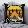 Decorative Cushion S Camping Bus Printed Pillow  Home Sofa Throw,(1)