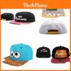 Cartoon Big Eyes Blue Hiphop Cap With Breathable Cotton For Men Women Summer 2024