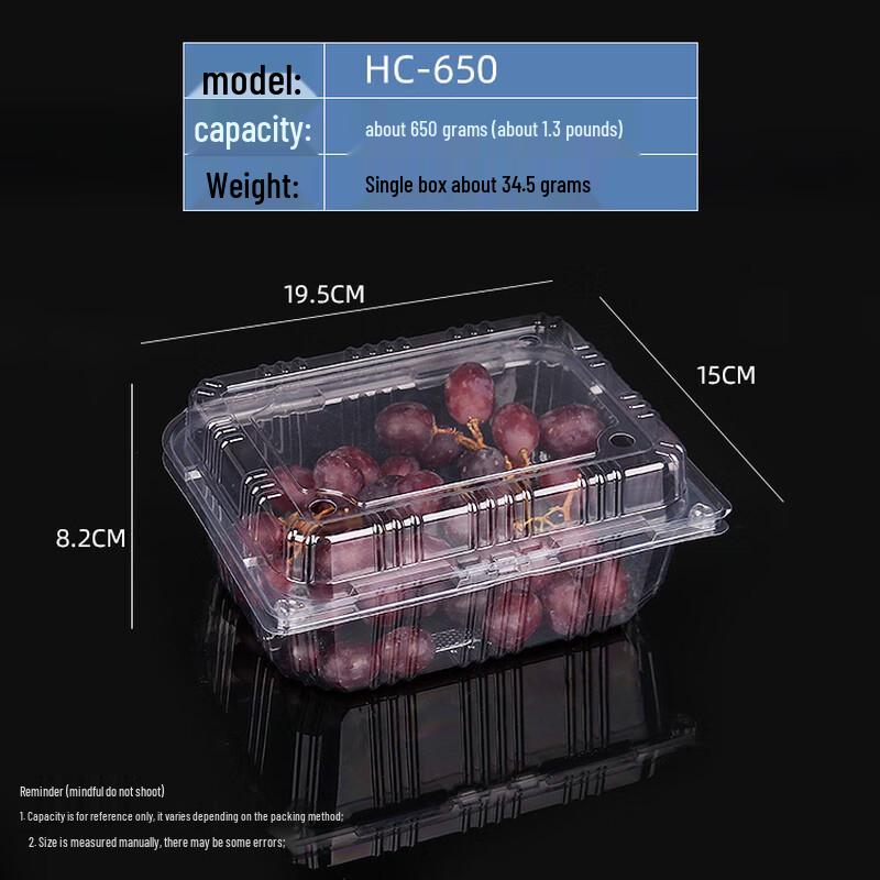Tianyajing Disposable Plastic Food Container with Lid