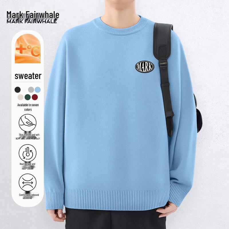 Mark Fairwhale Men's Trendy Loose Fit Winter Knit Sweater