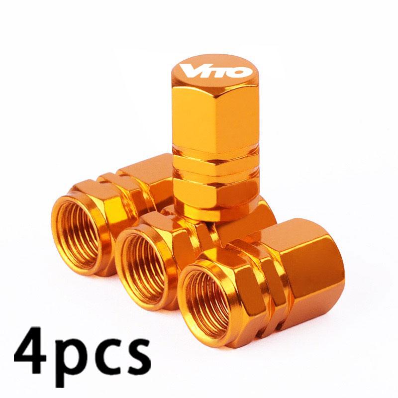 4PCS Colorful Car Accessories Car Tire Valve Cap For Mercedes Benz VITO