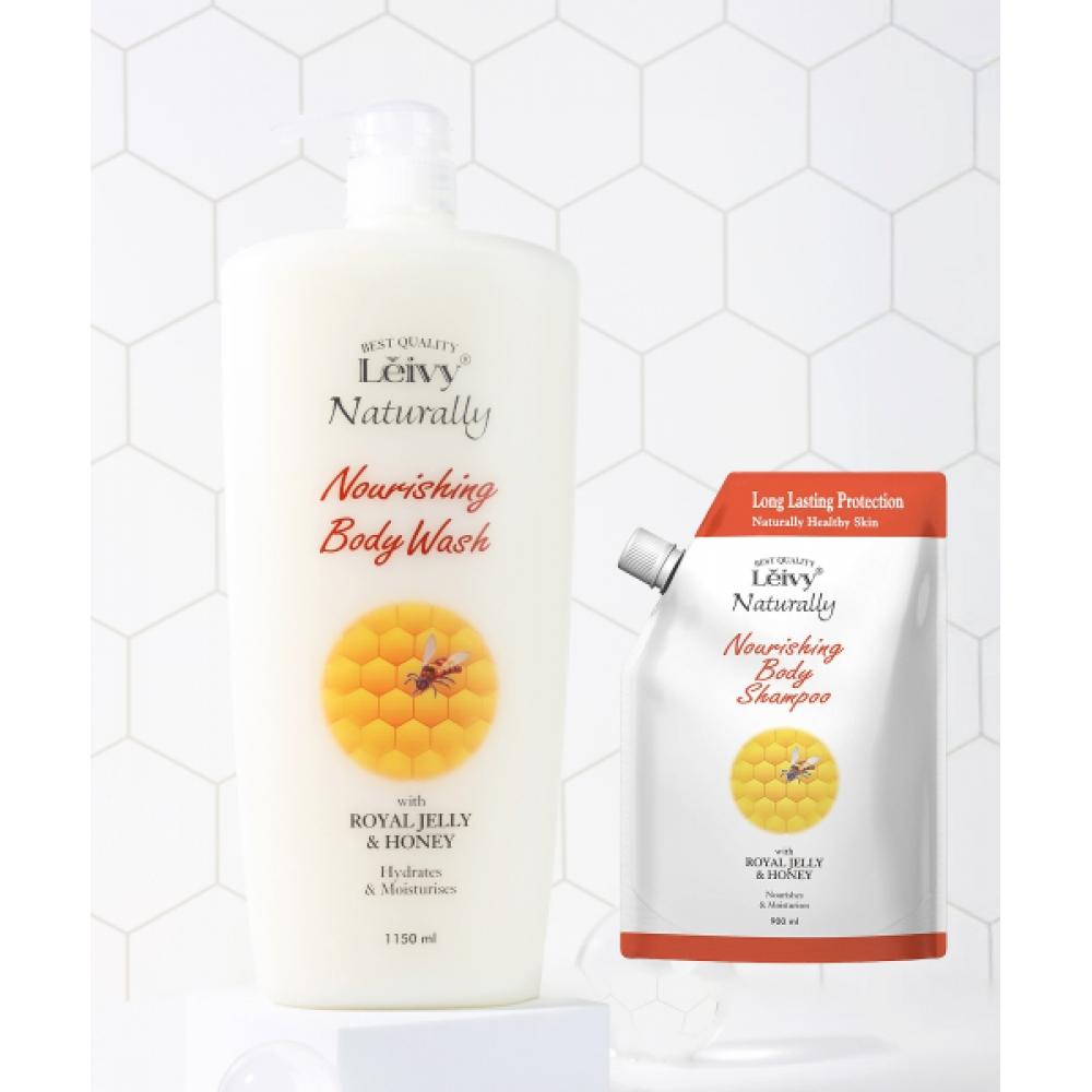 Leivy Royal Jelly Body Wash 1150ml + Refill 900ml none