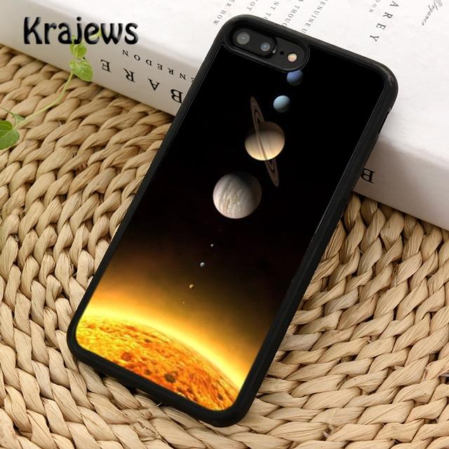 Krajews Solar System Planet Constellations Phone Case For iPhone 17 Air 16 15 14 plus 11 12 13 pro max coque Fundas