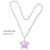 Light Up Star Necklace 3D Star Necklace LED Light Necklace Decoration Family Party Favor Classroom Exchange Gifts