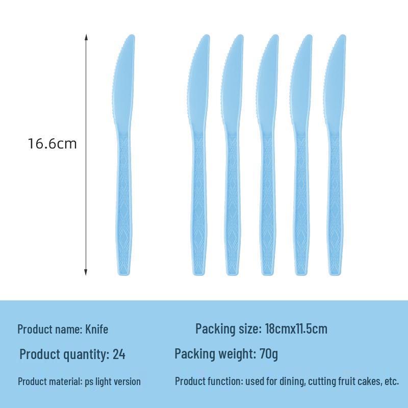 Solid Color Tableware Set: Light Blue Plates, Cups, Napkins & Tablecloth - Disposable Party Supplies