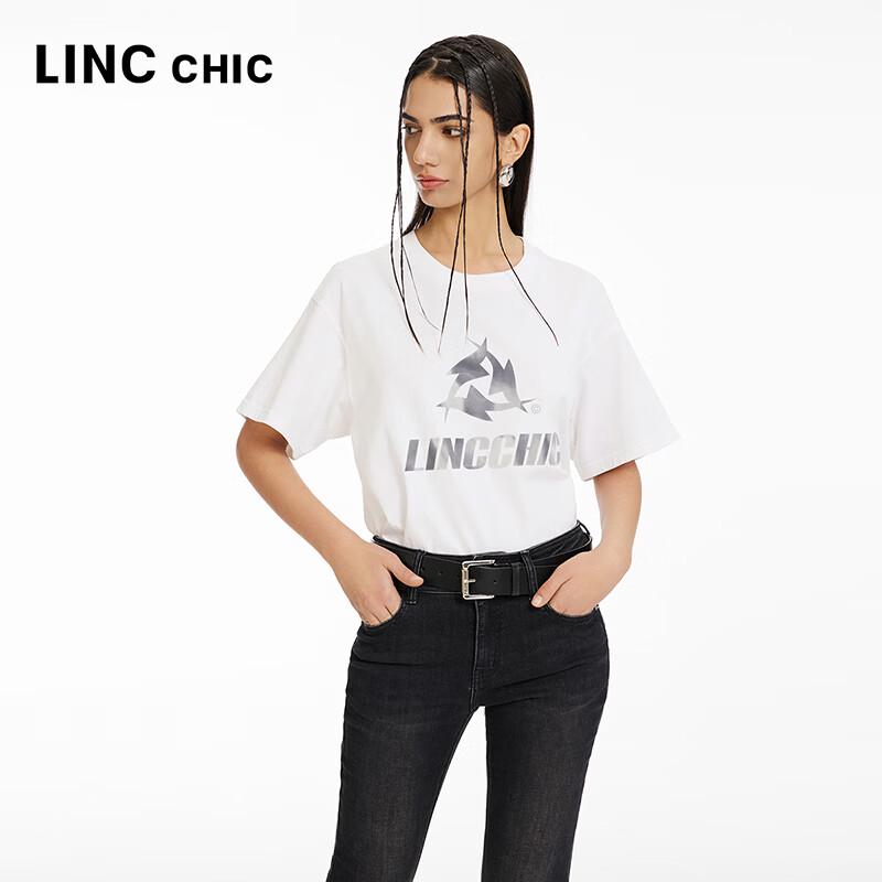 Jinyujie Women s 100% Cotton Loose Fit Round Neck Tee M