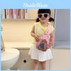 Capybara Cartoon Cute Children Shoulder Bag Durable Polyester Activities Lining