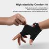 Cycling Fitness Gloves Half Finger Microfiber Wear Resistant Shock Absorbing for Outdoor Sports Riding Bicycle Training Gym