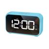 Alarm Clock LED Bluetooth Music Clock Charging Intelligent Voice Control Mirror Hour Time 5 Groups of Alarm Clock