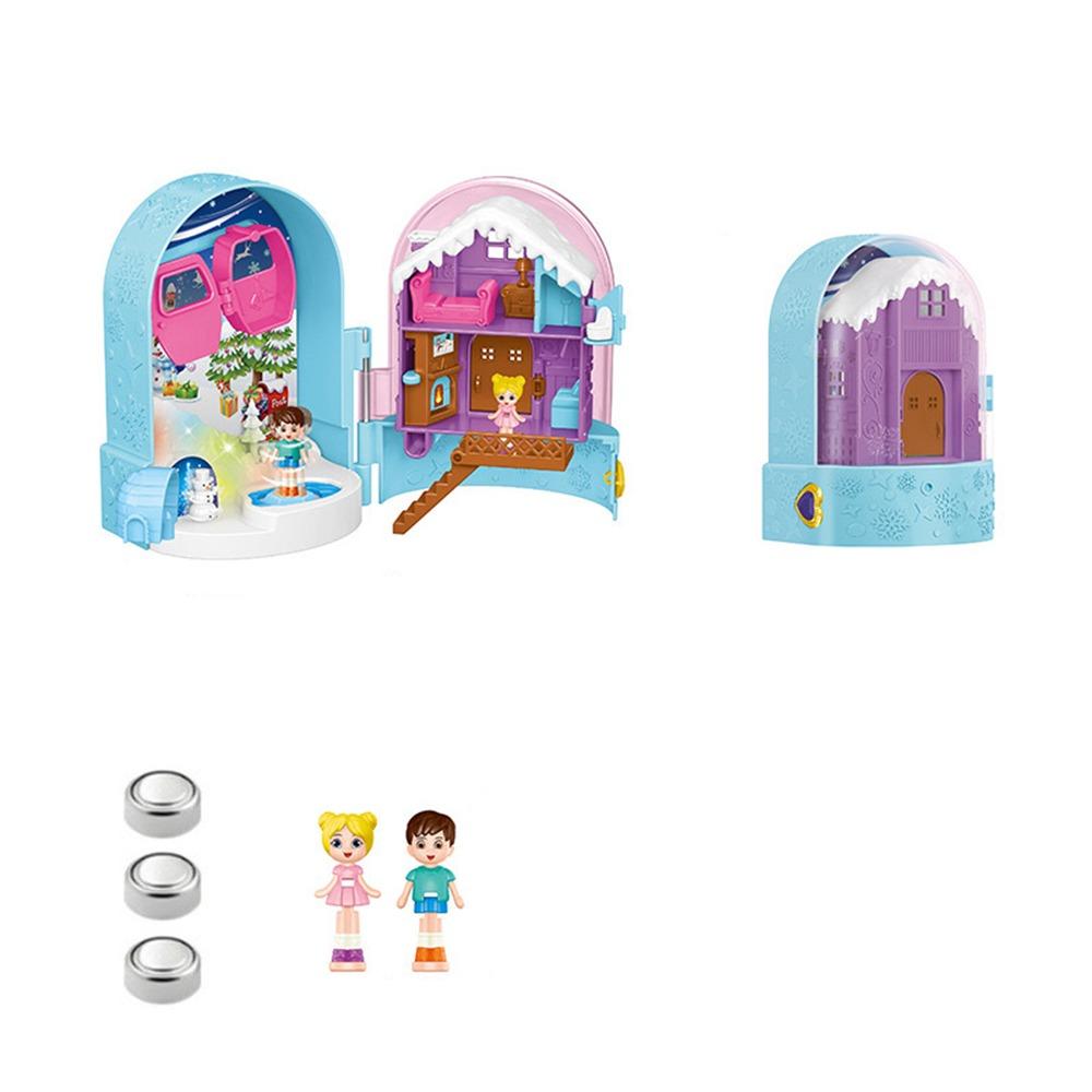 

Креативные игрушки-симуляторы игрового домика, расширяемая миниатюрная модель виллы для девочек Style K