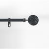 Extendable Rod In Complete Kit (120 To 210 Cm) """Bullette" - Black"""
