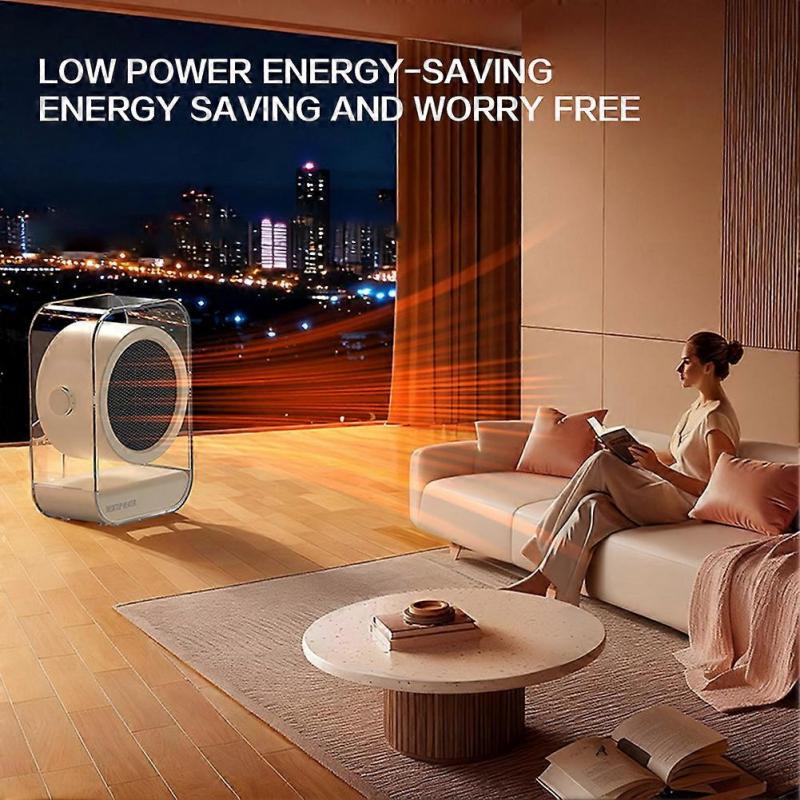 Energy Efficient Mini Space Warmer For Dorm Low Noise Operation for Relaxing Bedroom Retreat