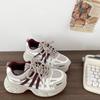 Height-increasing Platform Dad Shoes Women's Spring New Mesh Casual Sports Shoes Lightweight Breathable Running Shoes