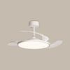 Ultra-thin Nordic Minimalist Eye-Protecting Bedroom Light with Full Spectrum, Silent High-Wind Chandelier Fan.