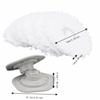 8PCS Snap Fit Vacuum Floor Mop Mop Pads Replacement for Dreame W10 /W10 Pro Dust Removal
