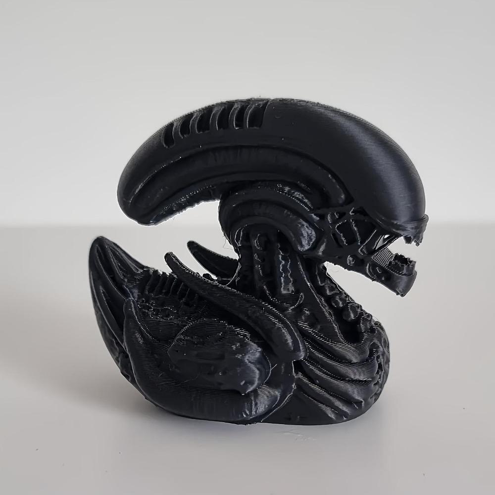 Creative Alien Series Duck Figurine, Fun Resin Decoration for Party Decorations, Unique Desktop Display Accessory
