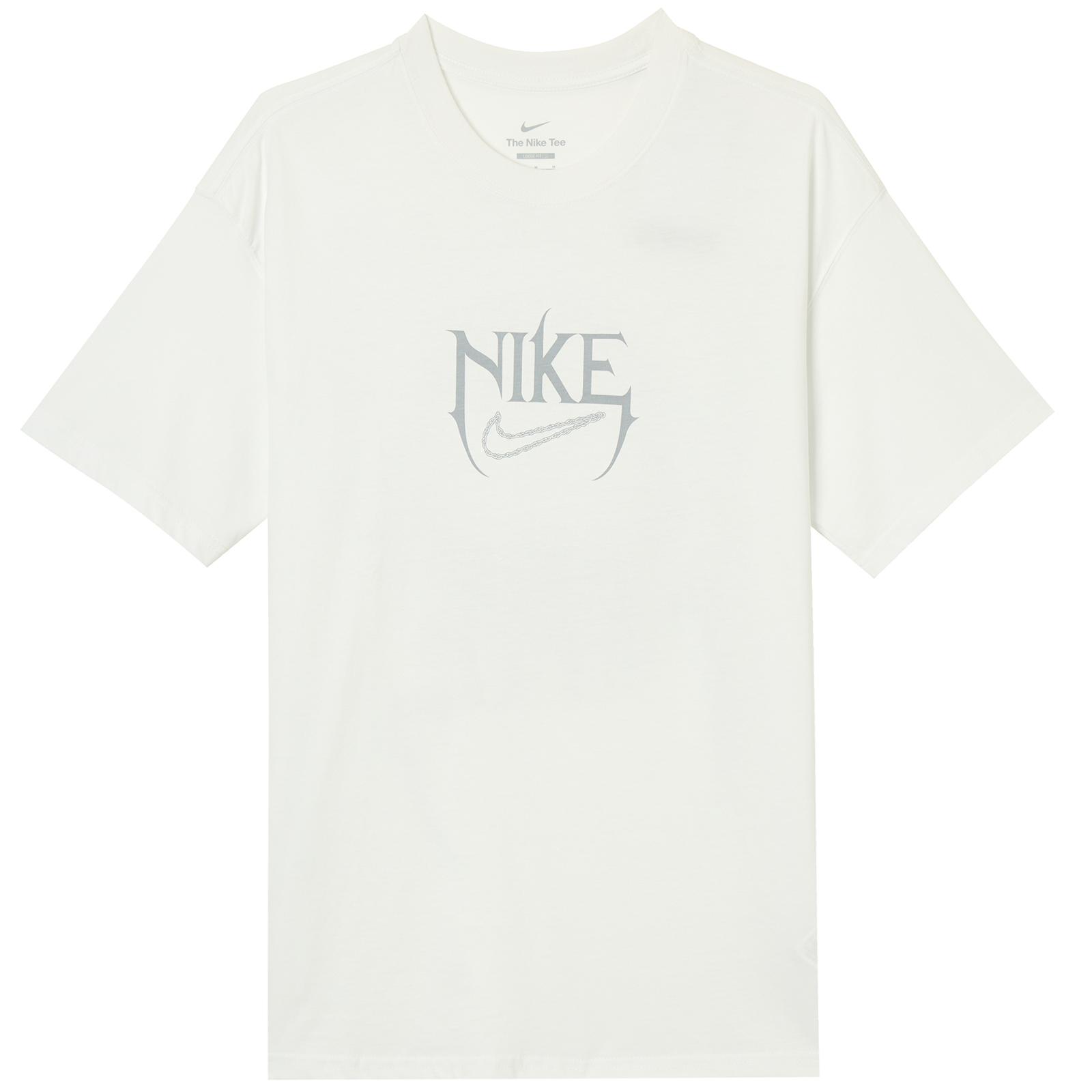 Nike Max90 T Shirts Men s White Crew Neck Moderate Straight Fit HJ3432-121 XXL